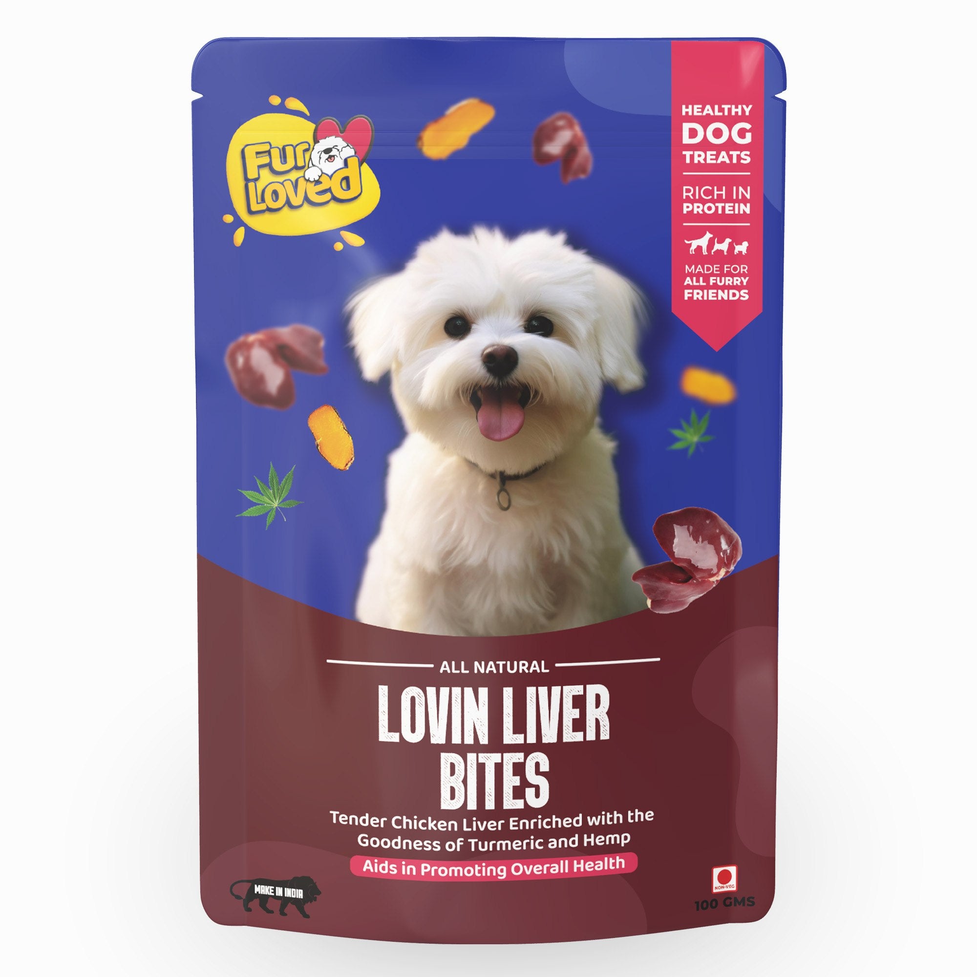 Lovin’ Liver Bites – High Protein Chicken Liver Dog Treats