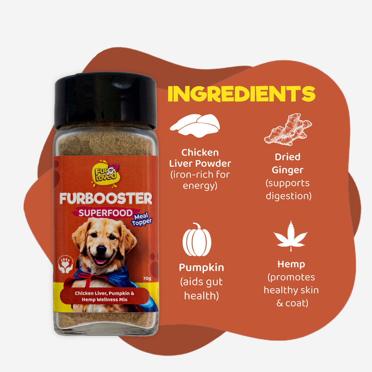 Chicken Liver Meal Topper for Dogs | Fur Booster Superfood