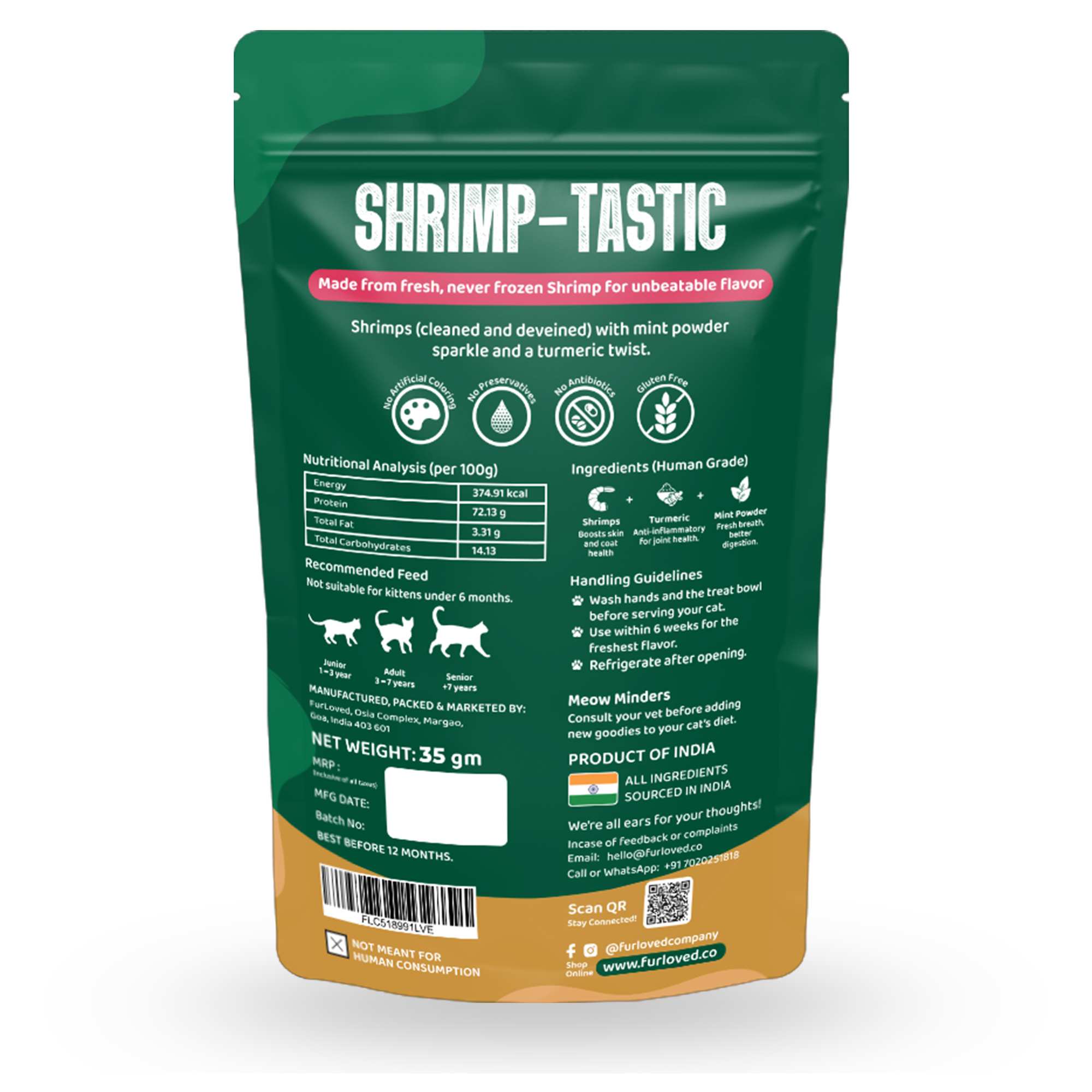 Shrimp-Tastic Cat Treats