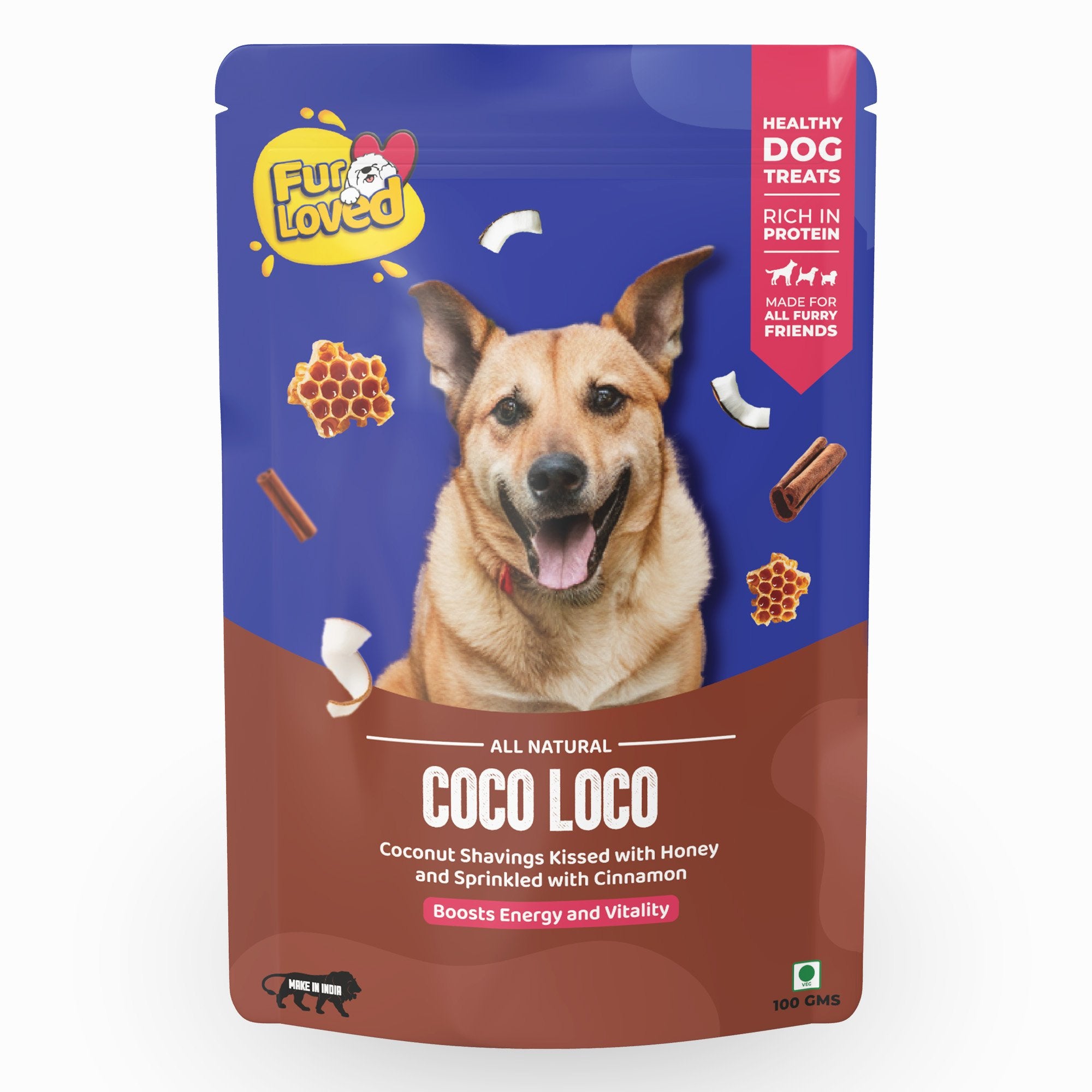 Coco Loco - Natural Coconut Dog Treats with Honey & Cinnamon