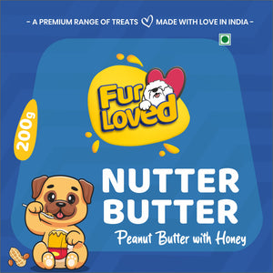 Healthy dog peanut butter, all natural ingredients, gluten-free treat